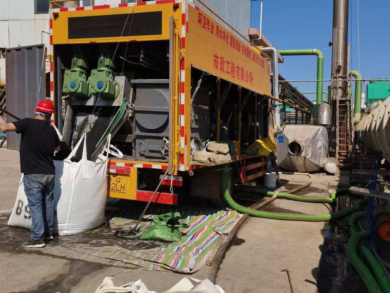 古田淤泥压干处理